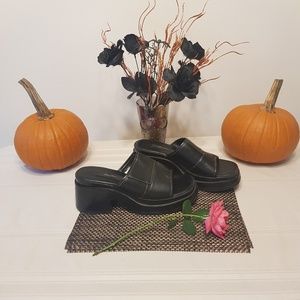 Exhilaration chunky platform slides